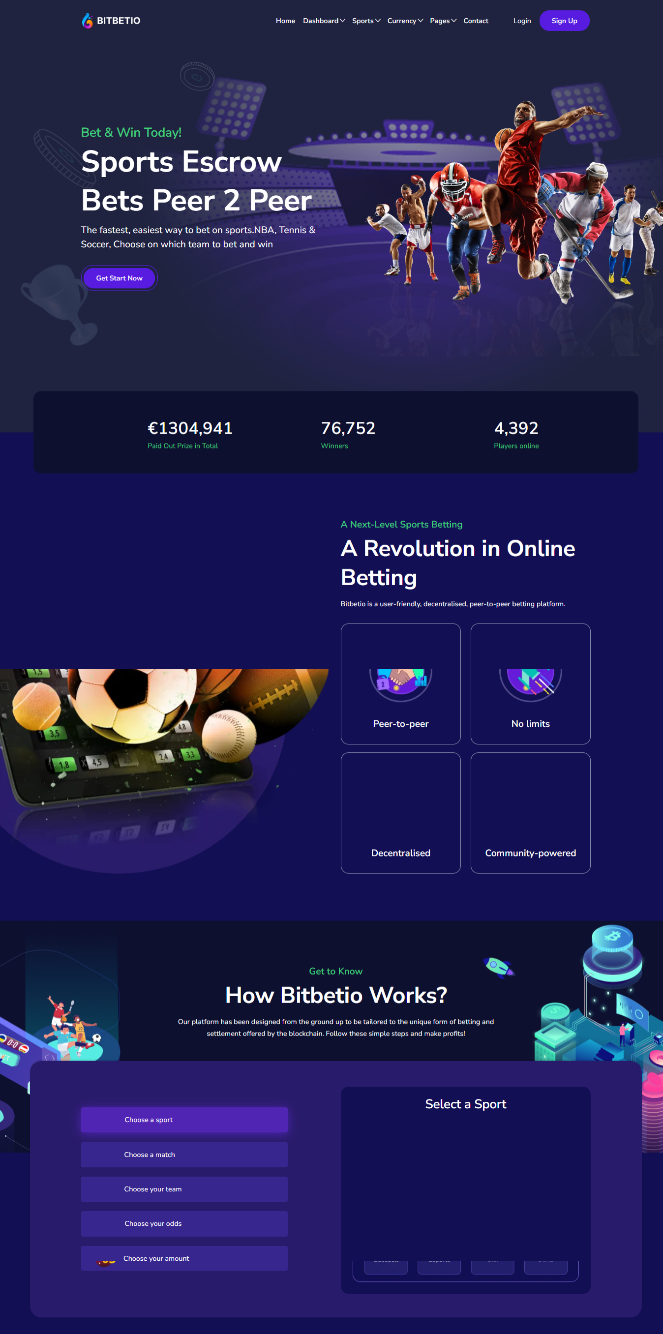 Bitbetio Sports Betting